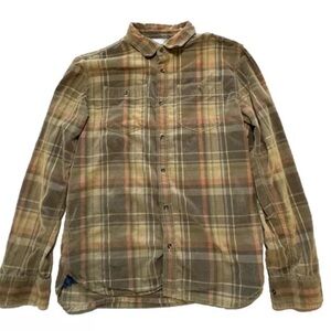 Prana Light Flannel Adult Men’s Medium Outdoors Button Up Long Sleeve